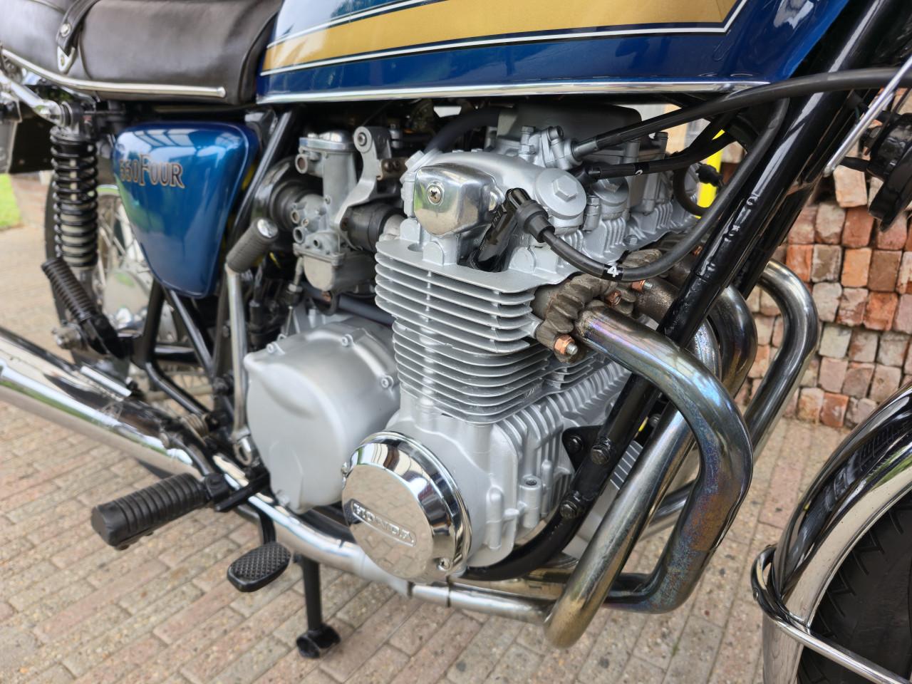 Honda CB550 Four 1977 blauw