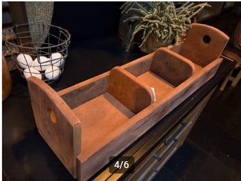 Houten decoratie bak
