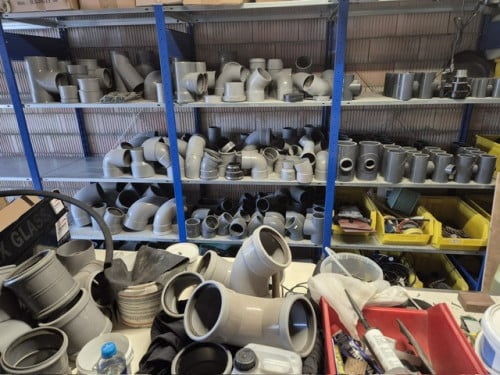 Diverse PVC aansluitstukken