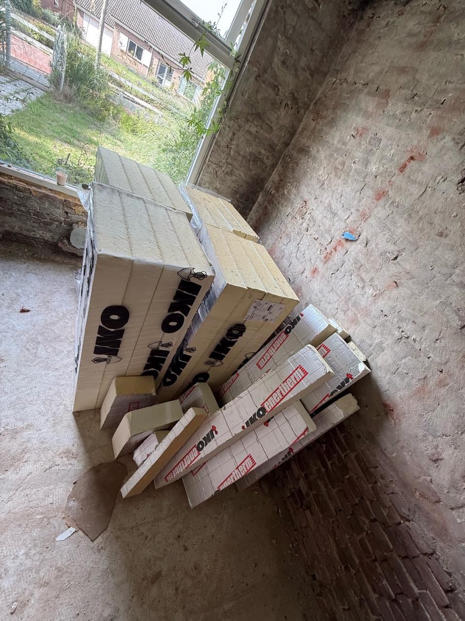 16x IKO Enertherm alu Isolatieplaten 120mm 1200x600mm