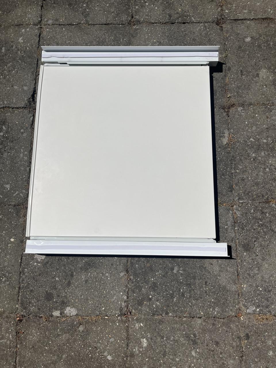 Tussenstuk met lade voor wasmachine/droger opbouw