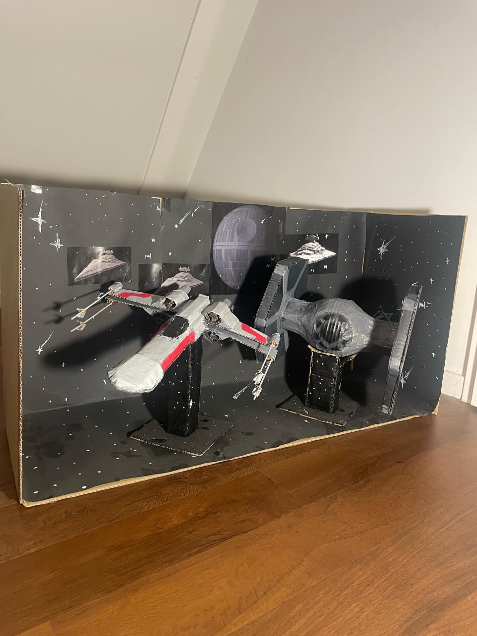 Kartonnen starwars display