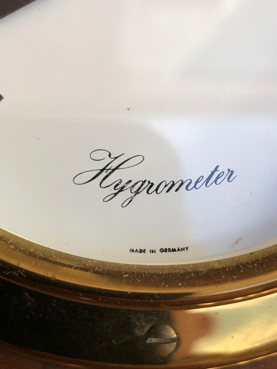 Vintage Hygrometer made in Germany.