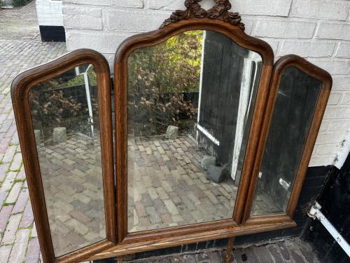 Brocante kapspiegel (drieluik)