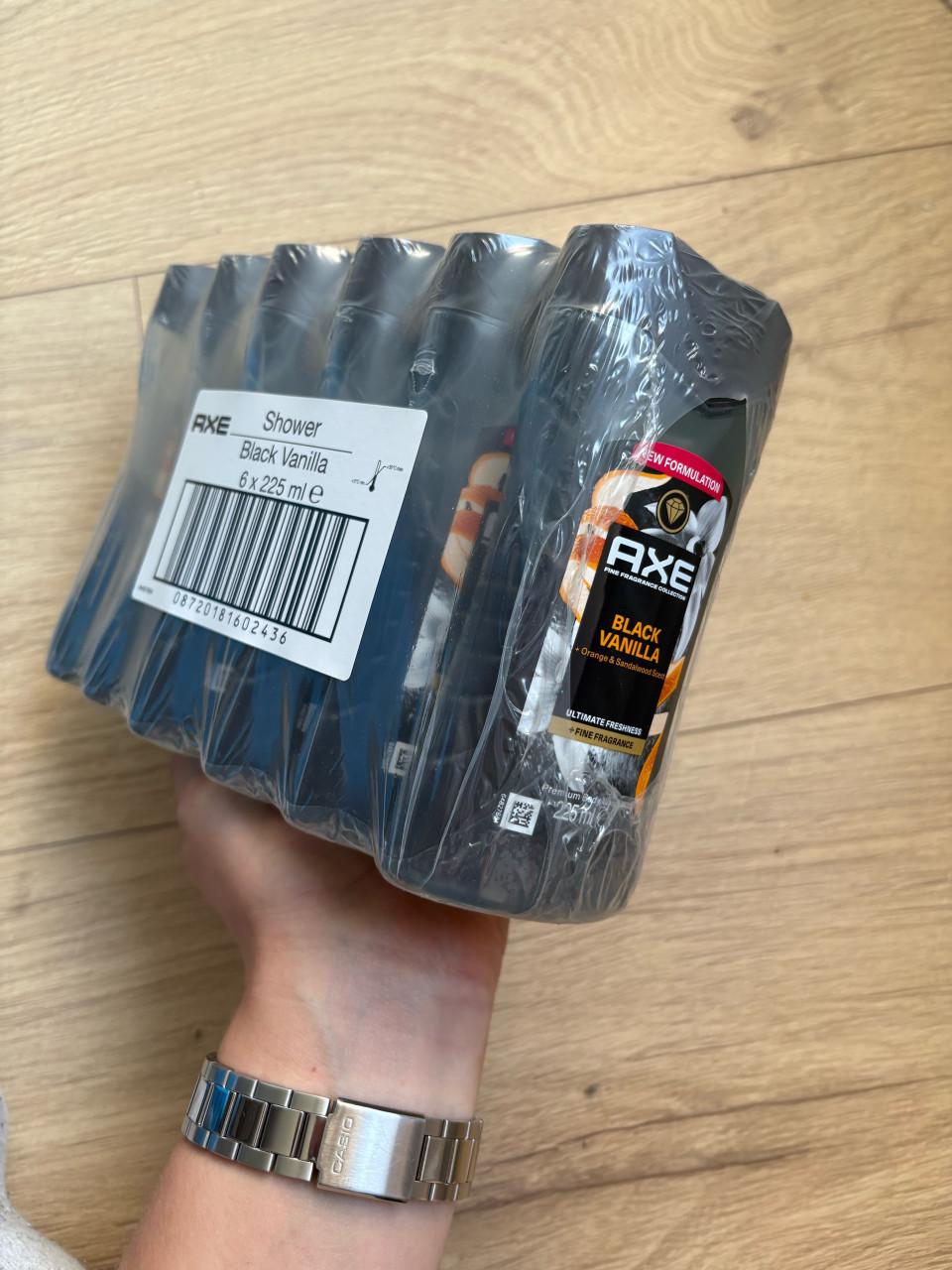 Axe Black Vanilla Body Wash 6-pack