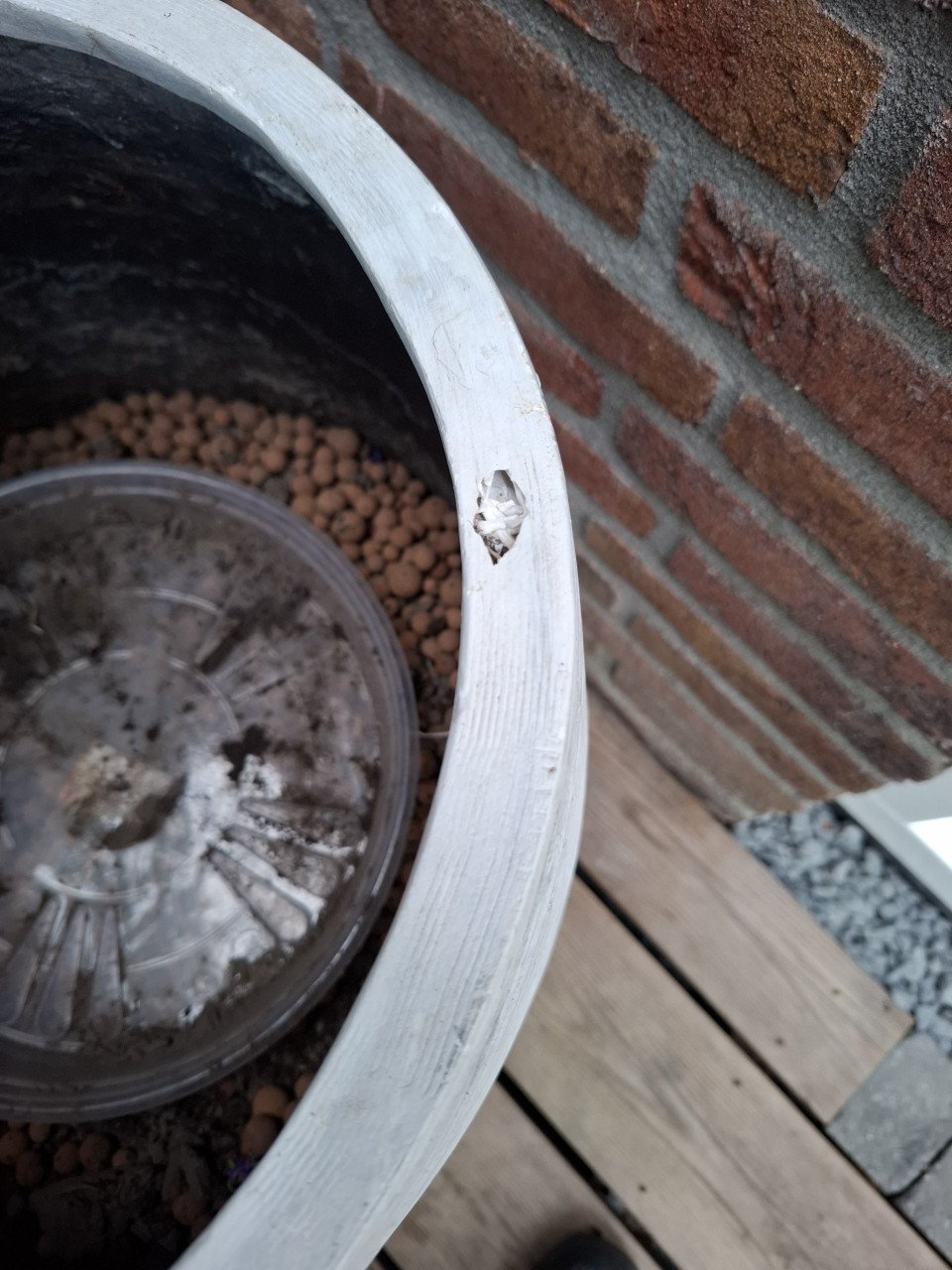 Grote Capi Europe bloempot: 60cm hoog / 40cm diameter