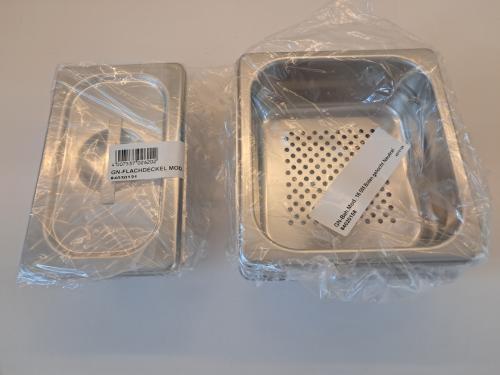 2 schalen voor stoomoven