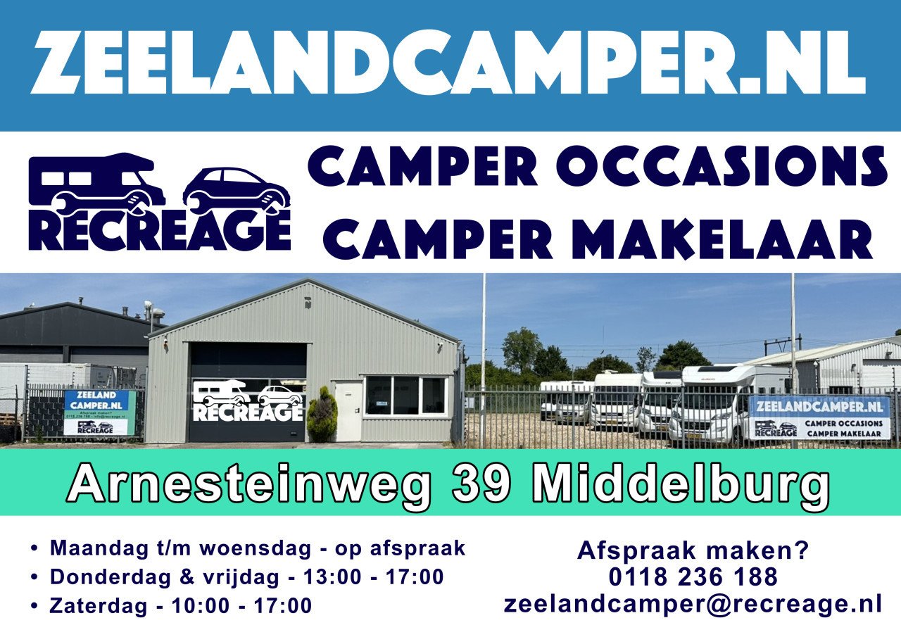 ZeelandCamper: Bavaria T073XLC 2011 ! 4pers queens bed, jaar APK, garantie