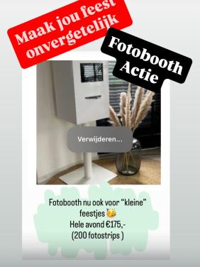 Fotobooth huren?  Yerseke huur Fotobooth