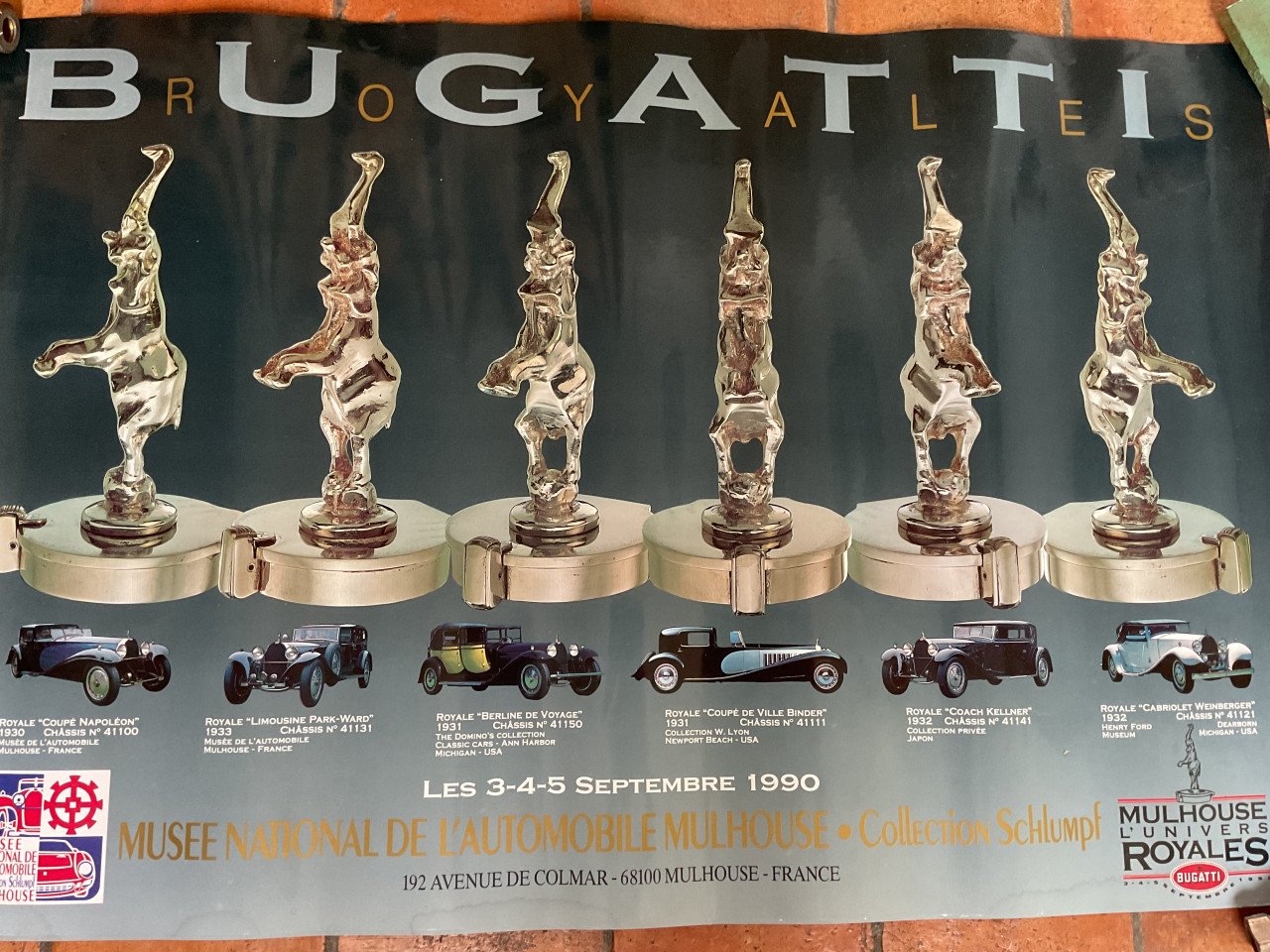 Bugatti Mulhouse tentoonstelling affiche