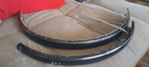 Metalen Spatboord 26"