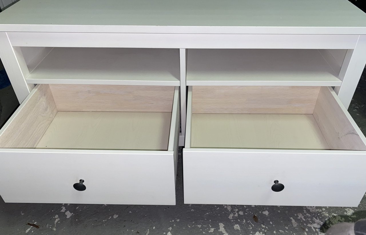 IKEA HEMNES tv meubel wit