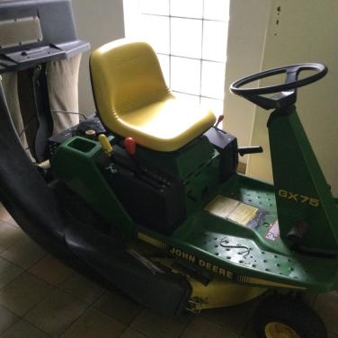John deer grasmaaier zit maaier