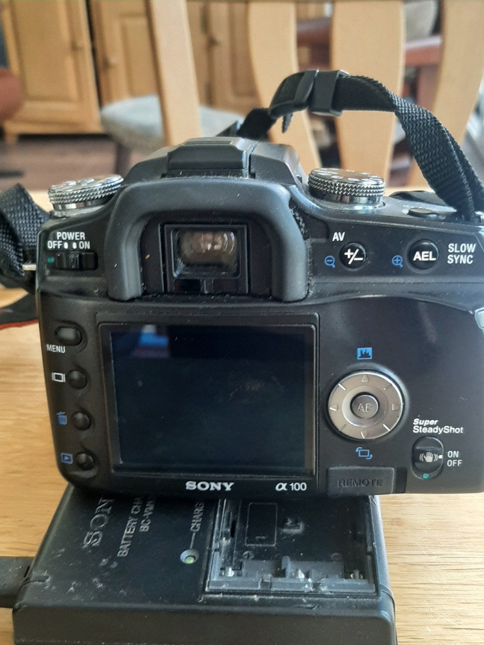 Sony A100 met Sony 18-250 mm lens