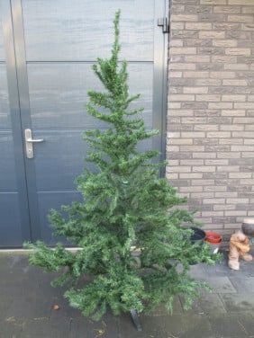 Kunst kerstboom zwart 1.80 m