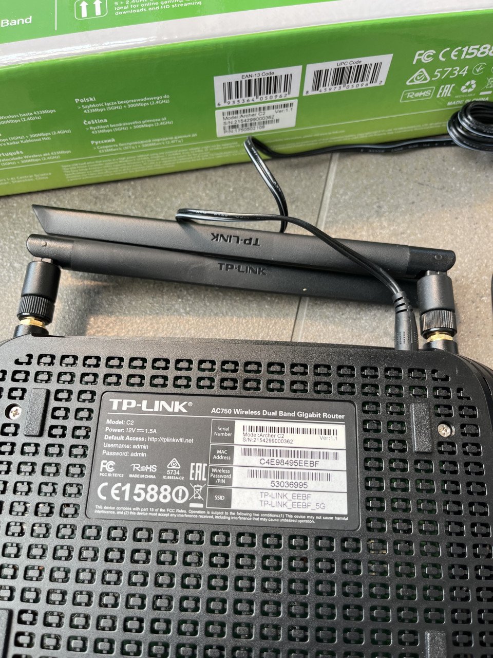 TP-Link AC750 Dual Band Wireless Router