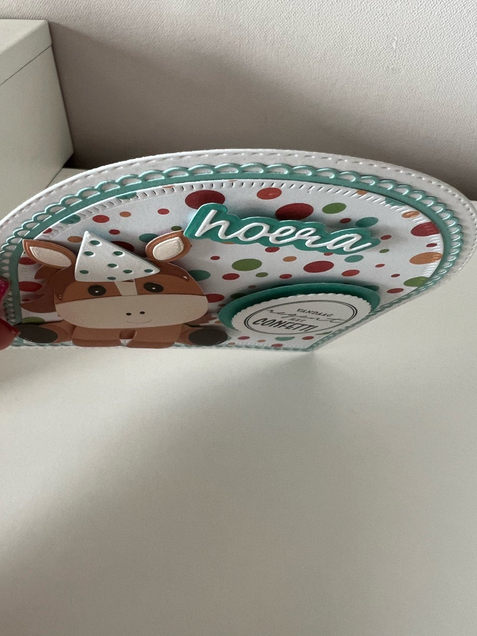 Handgemaakte kaart