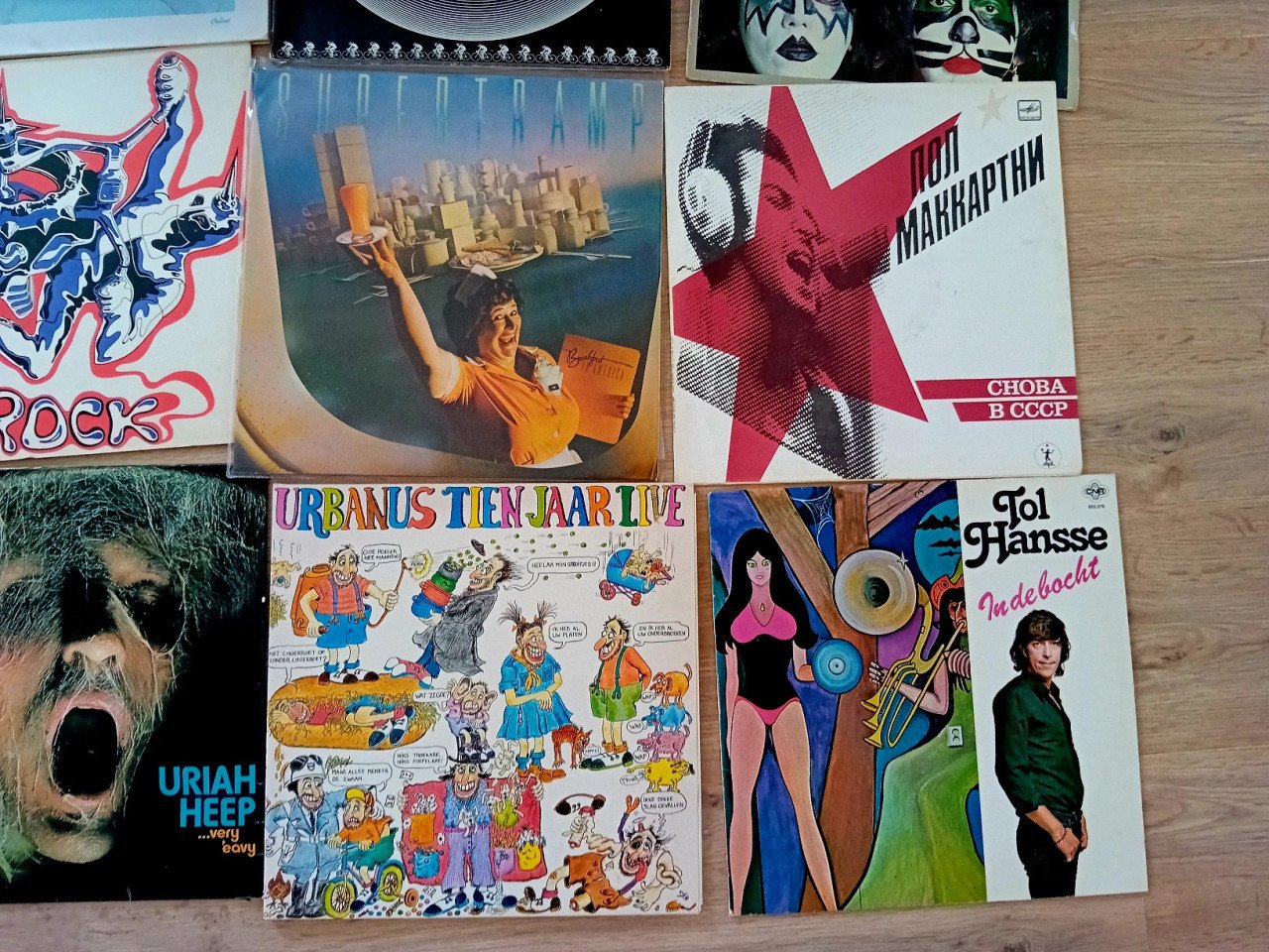 LP's 16 stuks. Uriah heep,vangelis,oxygene queen enz