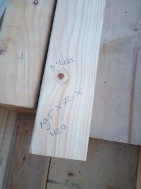 3 balken 195 x 70 x 420 cm