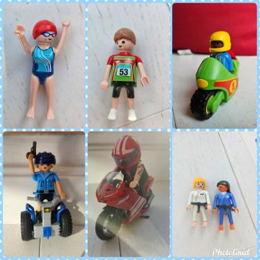 Playmobil diverse poppetjes en motors