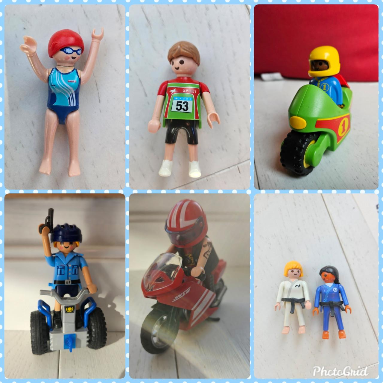 Playmobil diverse poppetjes en motors