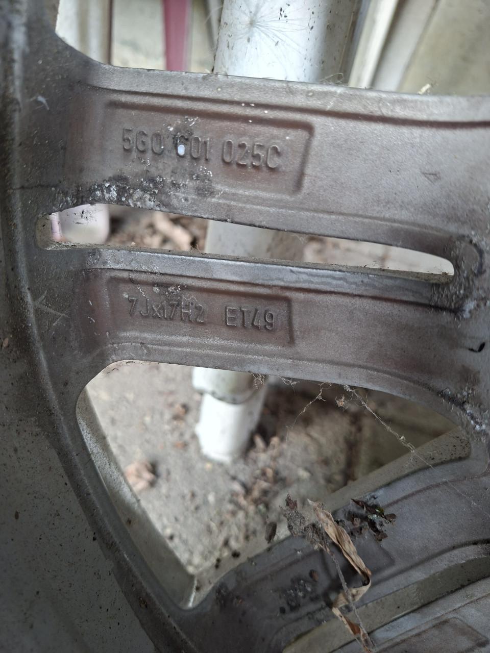 Originele 17 inch velgen Volkswagen