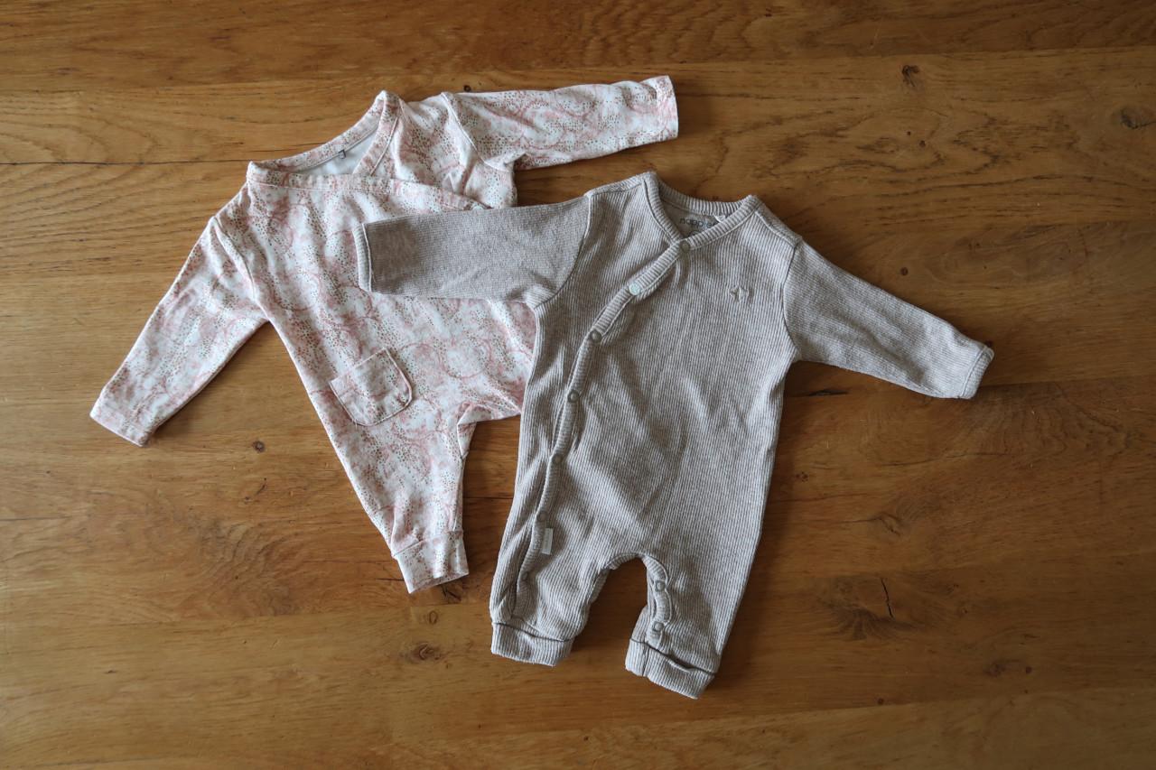 2 Baby pakjes. Noppies en Prenatal, kleinste maatje €3,00 p.st. €5,- samen