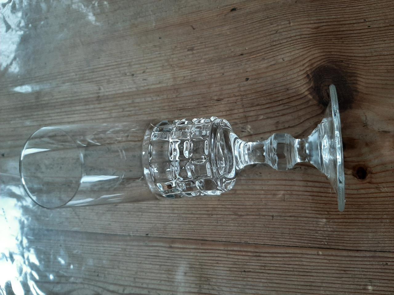 6 LUMINARC  FRANCE - KRISTALLEN - CHAMPAGNE GLAZEN