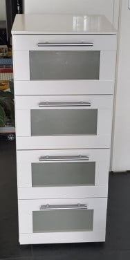 Ladekast wit 4 lades