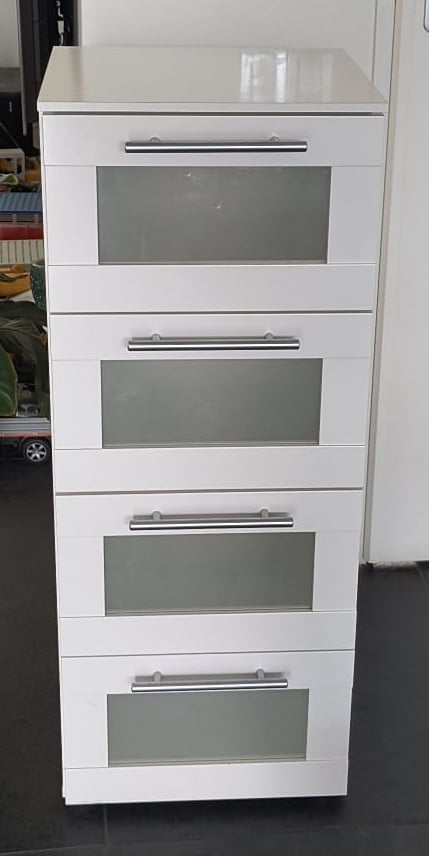 Ladekast wit 4 lades
