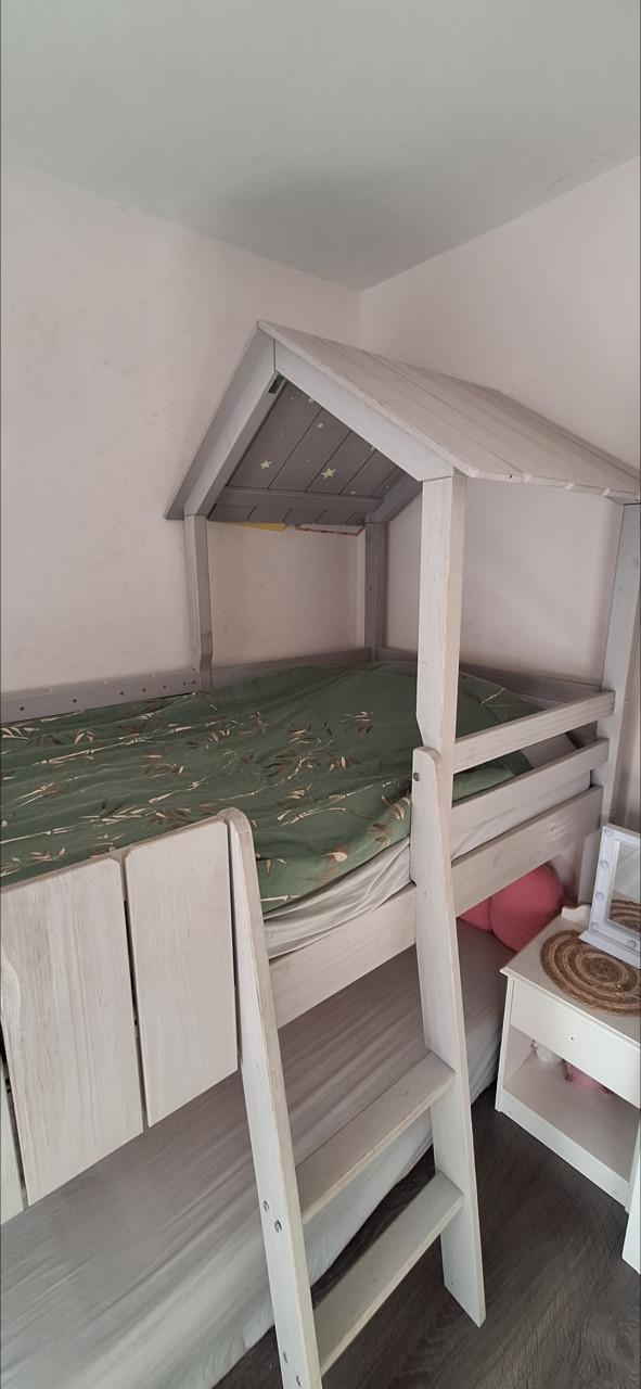 Hoogslaper bed huisje