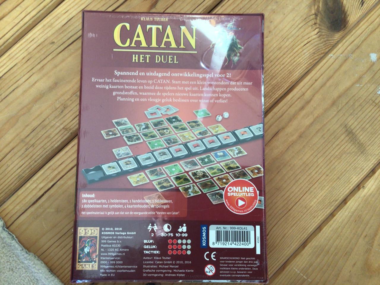 Catan Het Duel - Groot kaartspel voor 2 personen