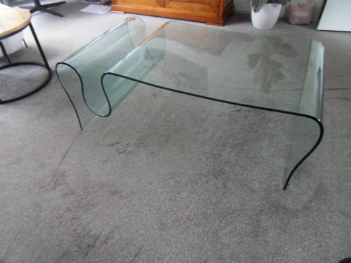 Design salontafel glas