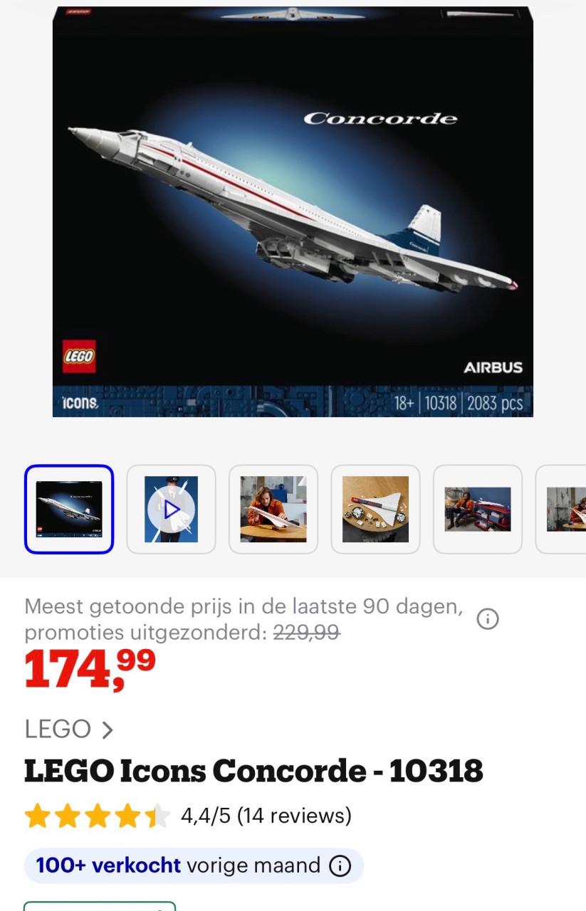 Lego Airbus Concorde