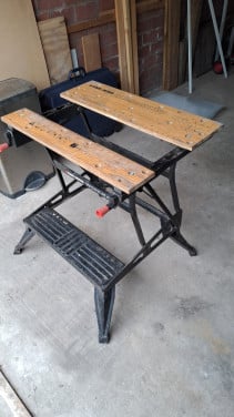 Professionele workmate black en dekker