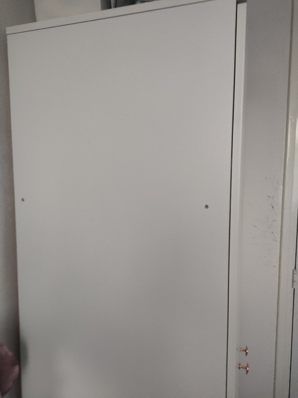 Witte kledingkast  h183 b75