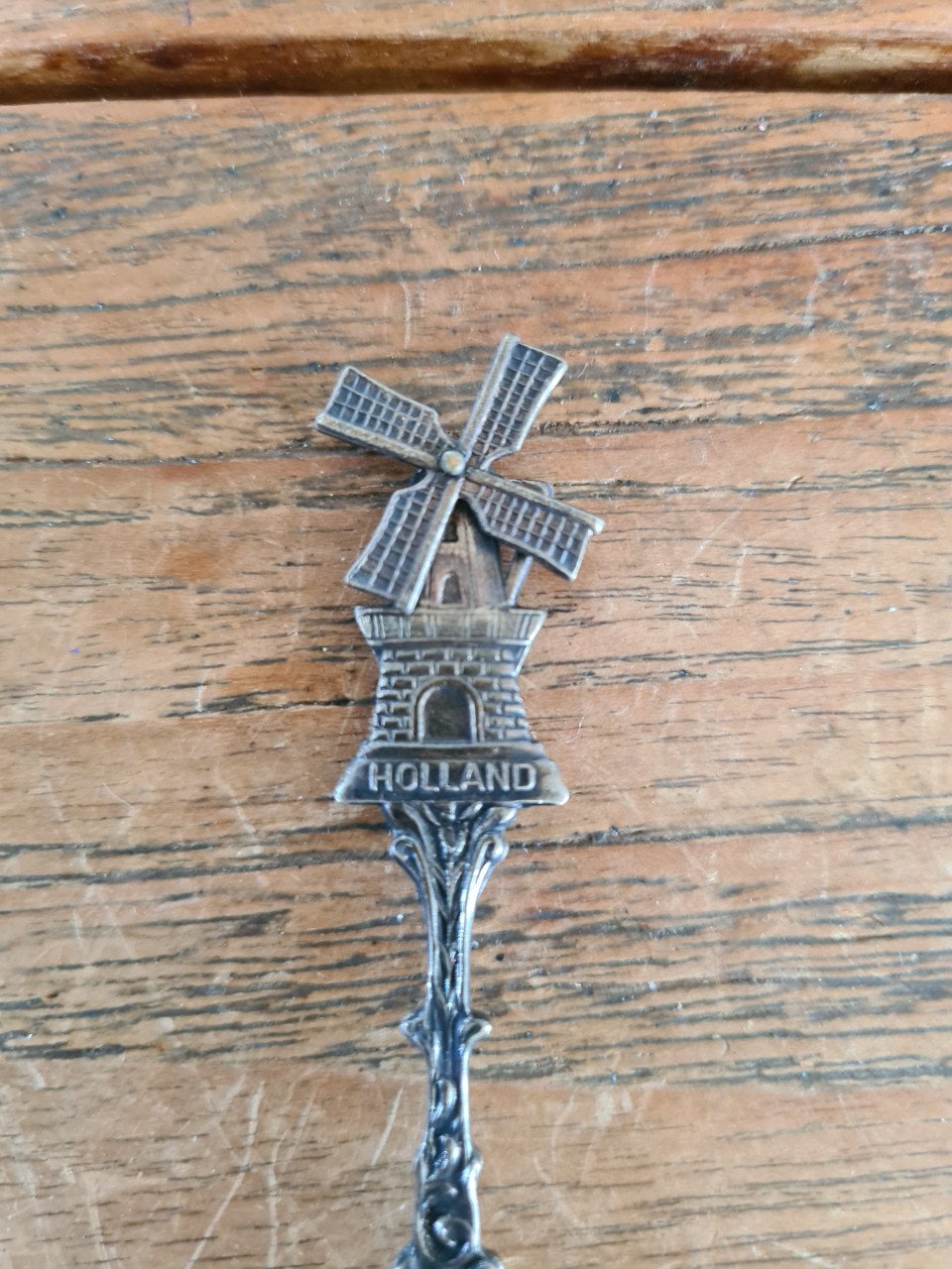 Oud Hollandse zilveren suikerschep met molen