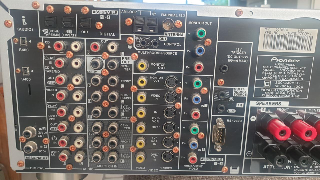 Pioneer radio stereo 7.1 surround