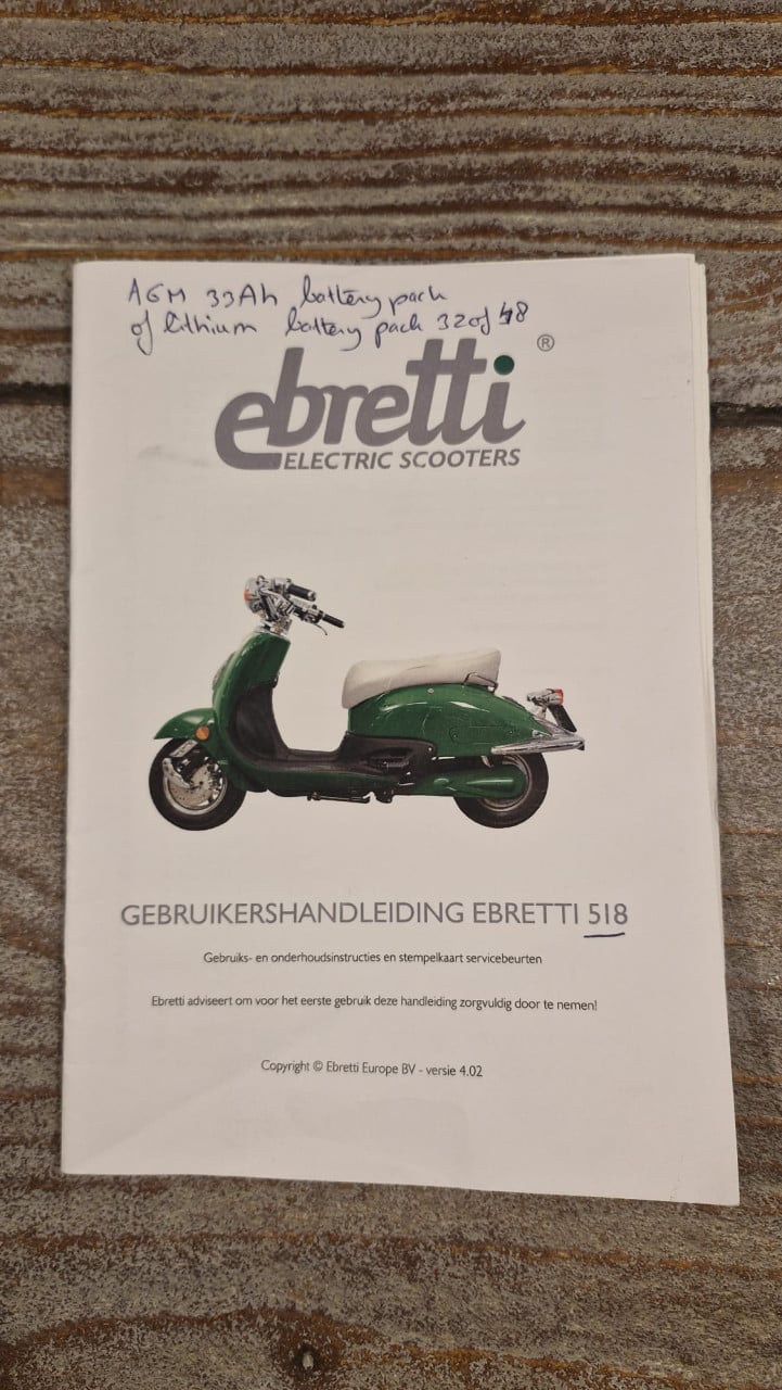 Ebretti e-scooter (snor)