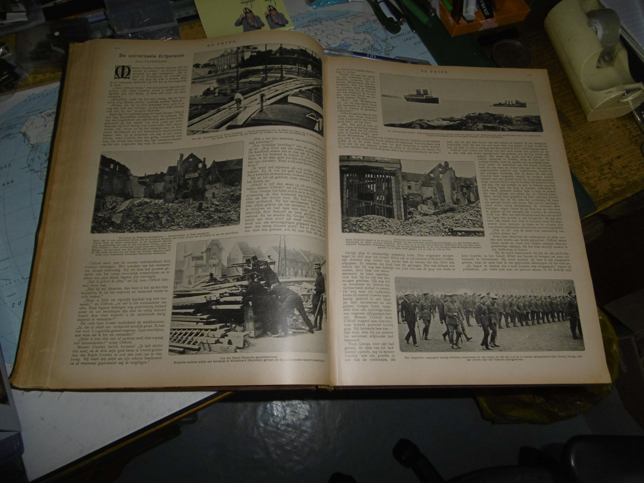 EERSTE WERELD OORLOG De Prins  1914 - 1915      -    Fotoboek