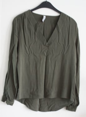 Groene blouse shirt maat 34