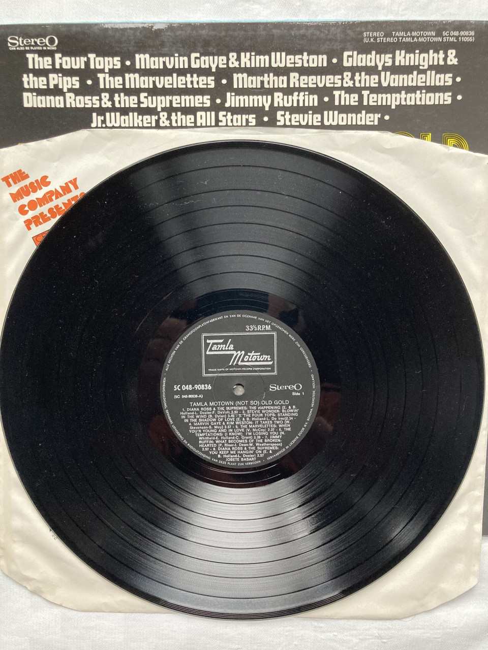 Tamla Motown Not so old gold. Div. artiesten 5c 048-90836 Ta