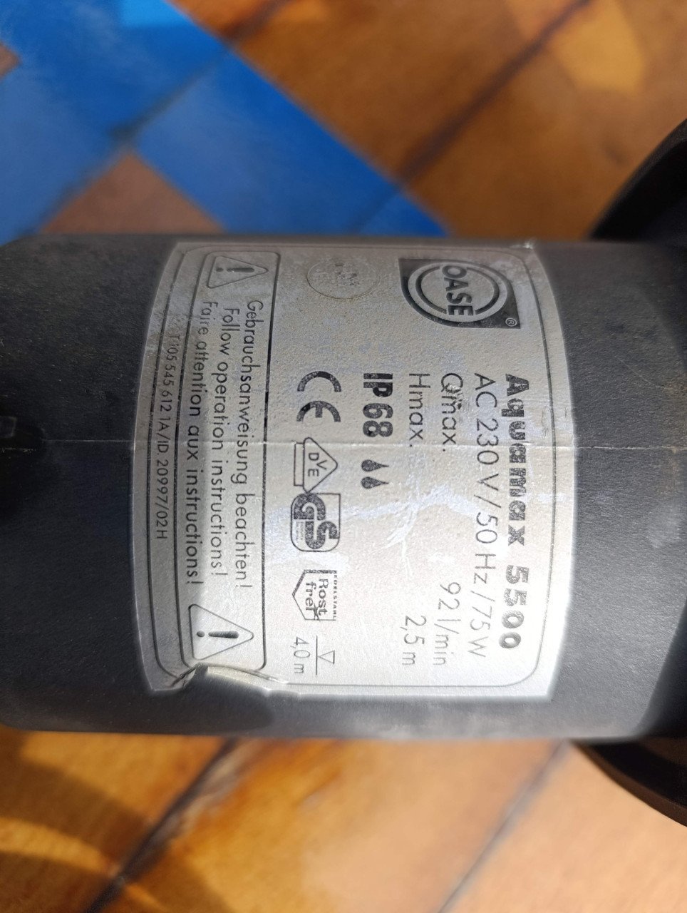 Oase Aquamax 5500 vijverpomp