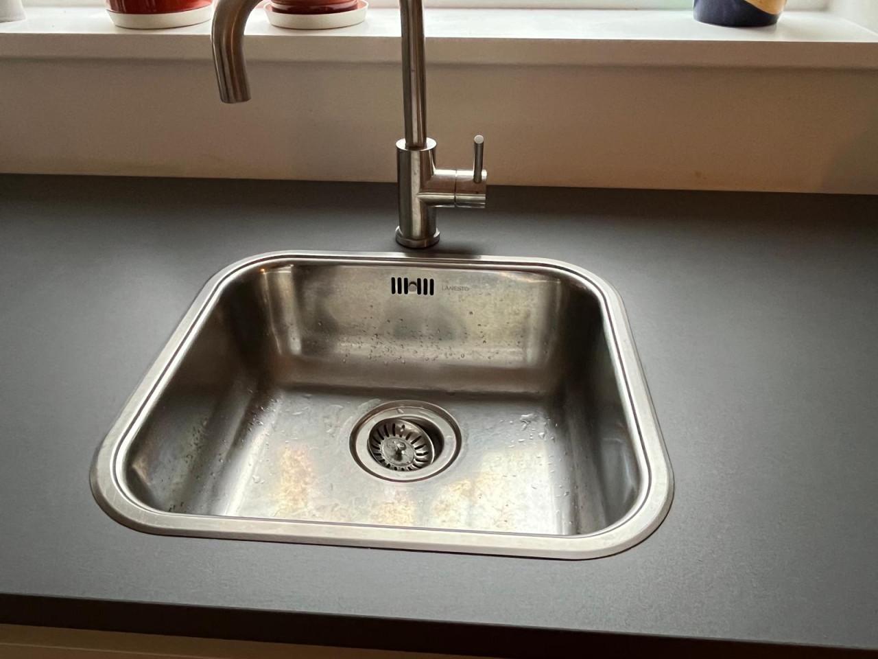 Aanrechtblad met spoelbak