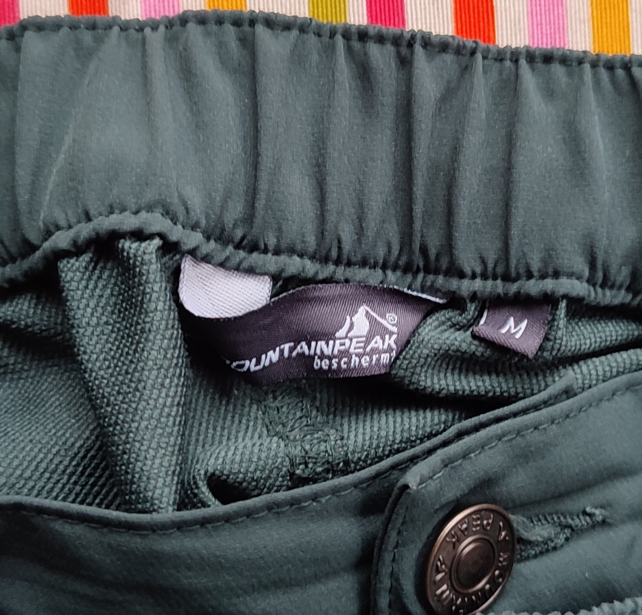 3=€5 - Wandelbroek afritsbaar / Zip-Off Heren - Mountain Peak - Maat M
