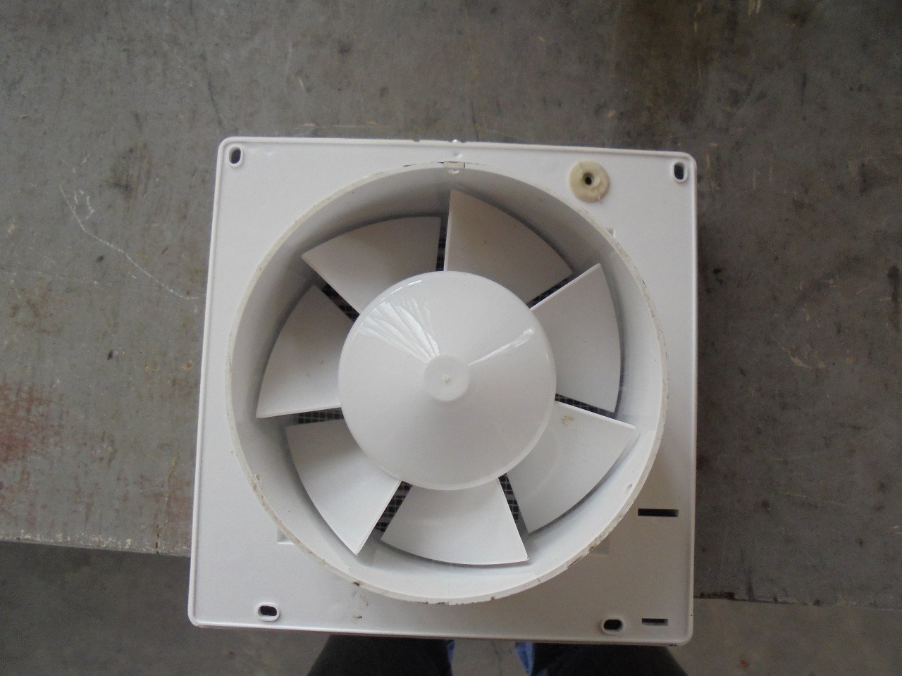 Inbouwventilator Design vierkant Ø 125 mm
