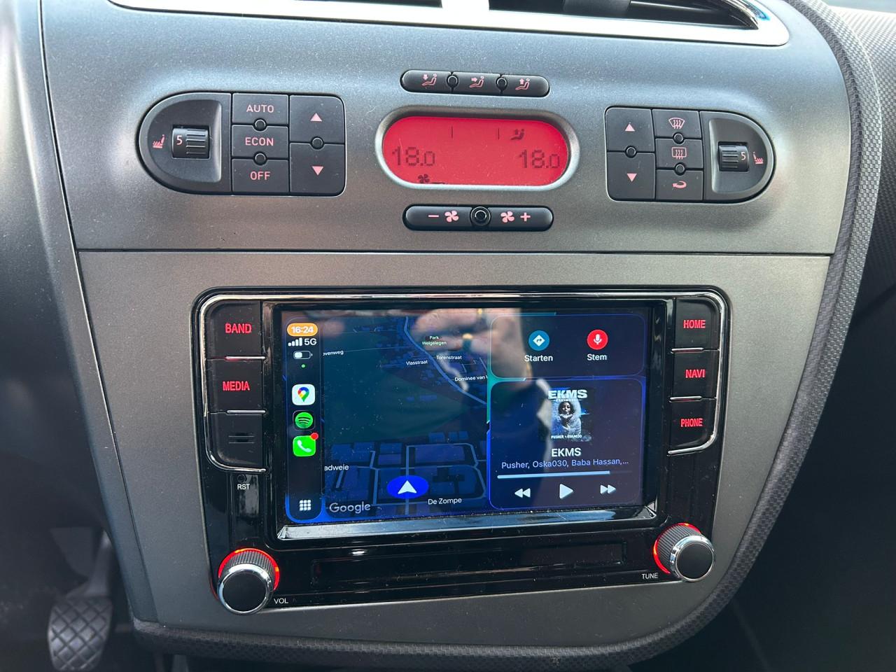 Seat Leon 2.0 TFSI Sport-Up CARPLAY Stoelverwarming FR velgen Audio premium