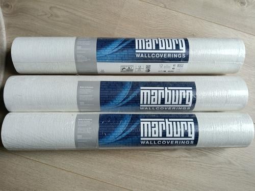 3 rollen linnenlook behang