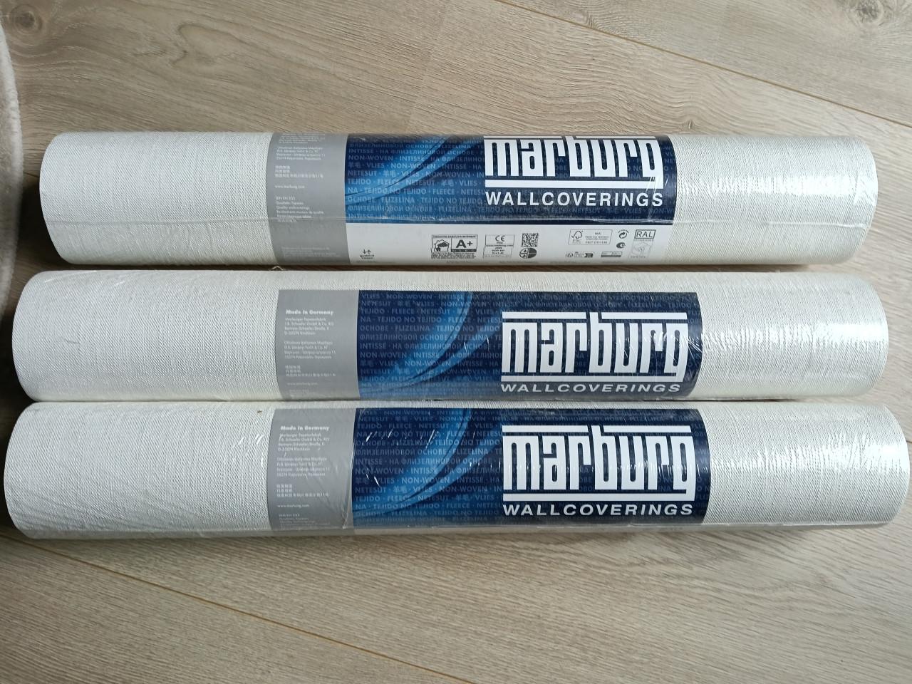 3 rollen linnenlook behang