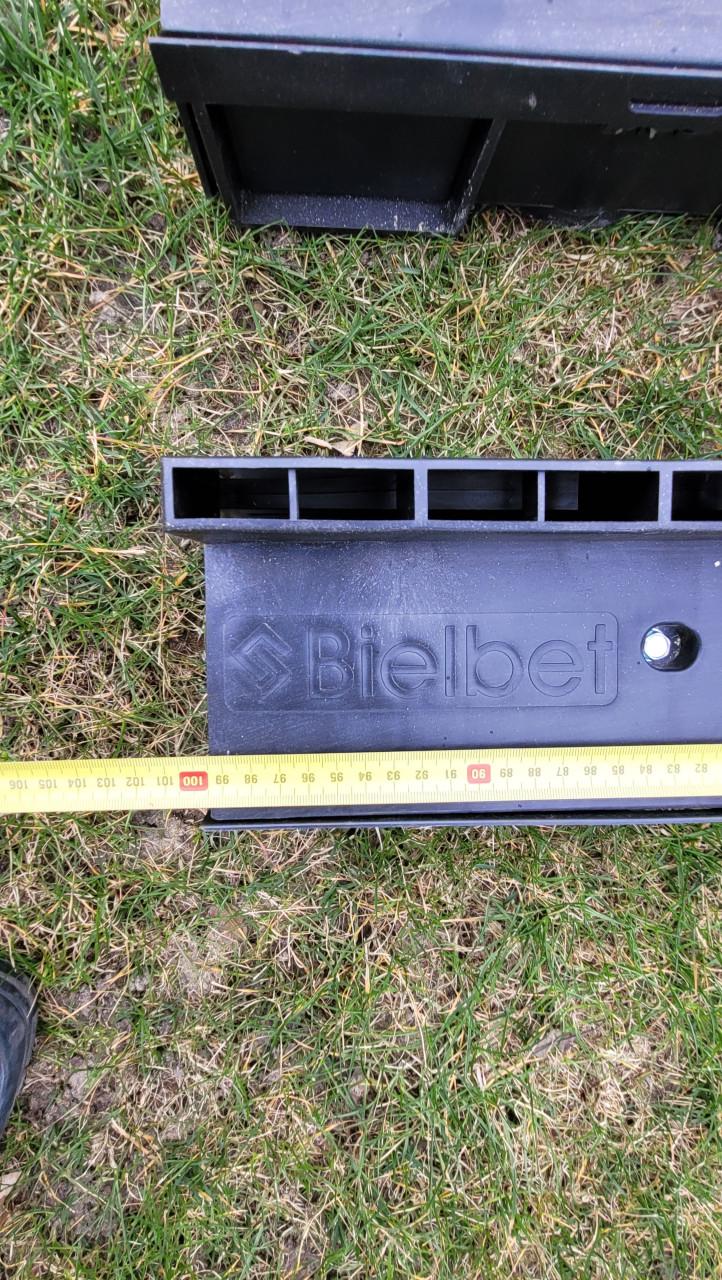 Bielbet afvoergoot / draingoot / sleufgoot 5x1m + 2x stortbak